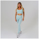 Легинсы женские спортивные ONLYTOP, размер 46 (L), голубые