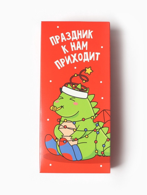 Носки женские новогодние набор 5 пар KAFTAN «Праздник к нам приходит», размер 36-39 (23-25 см)