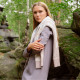 Платье с разрезами макси женское MINAKU: Casual collection, графит, размер 50