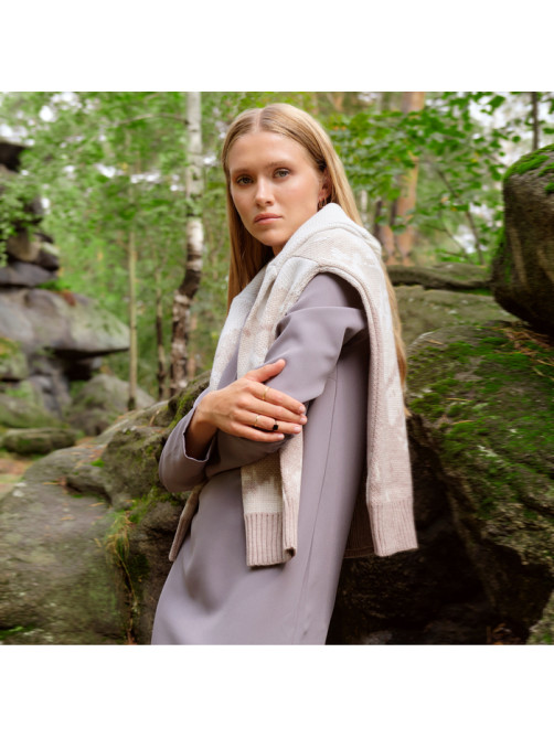 Платье с разрезами макси женское MINAKU: Casual collection, графит, размер 44