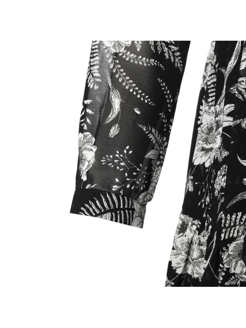 Платье мини женское MIST plus-size, размер 52, чёрное