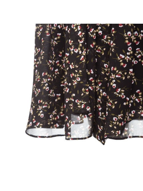 Платье мини женское MIST plus-size, размер 58, чёрное