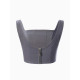Корсет женский джинсовый MIST: Denim, размер 46, графит