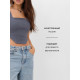 Корсет женский джинсовый MIST: Denim, размер 46, графит