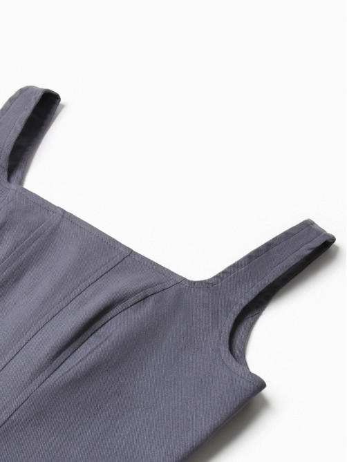 Корсет женский джинсовый MIST: Denim, размер 48, графит