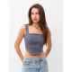 Корсет женский джинсовый MIST: Denim, размер 46, графит