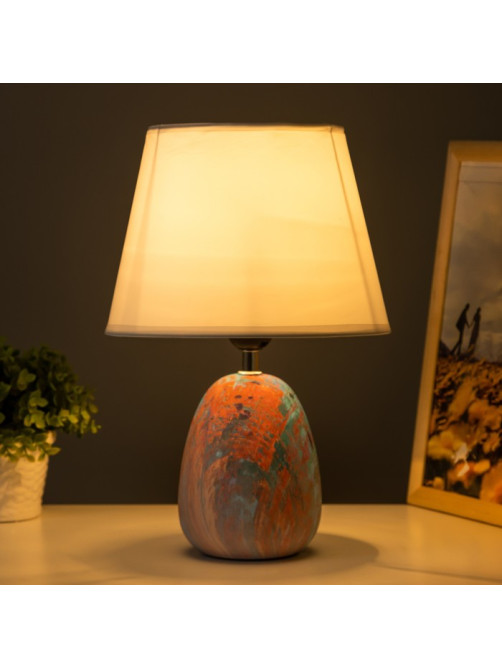 Настольная лампа «Косетт» Е27 40 Вт синий-фиолетовый 22.5×22.5×32.5 см RISALUX