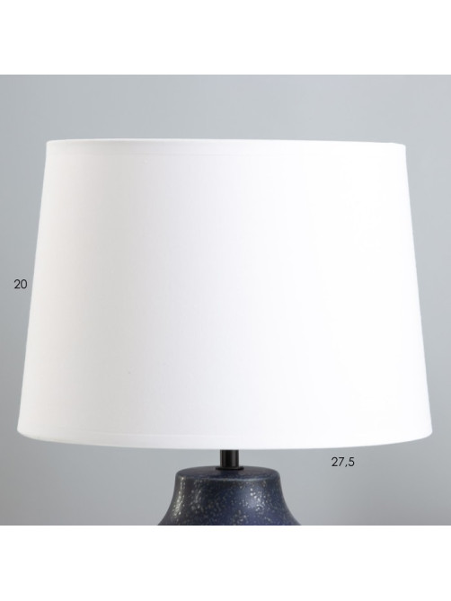 Настольная лампа «Асфея» Е27 40 Вт бело -синий 28×28×45.5 см RISALUX