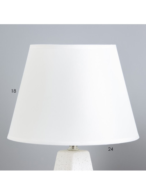 Настольная лампа «Альберта» Е27 40 Вт белый 25×25×36 см RISALUX