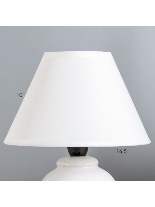 Лампа настольная «Азалия »E14, 220V, белая RISALUX