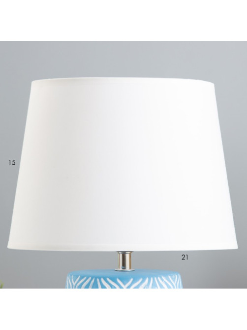 Настольная лампа «Маура» Е14 40 Вт голубой 23×23×33 см RISALUX