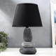 Лампа настольная 16446/1GR E14 40 вт серо-черный 22×22×34 см RISALUX