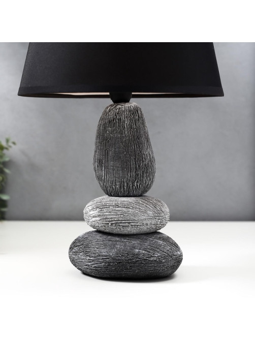 Лампа настольная 16446/1GR E14 40 вт серо-черный 22×22×34 см RISALUX