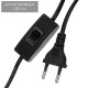 Лампа настольная «Азалия »E14, 220V, белая RISALUX
