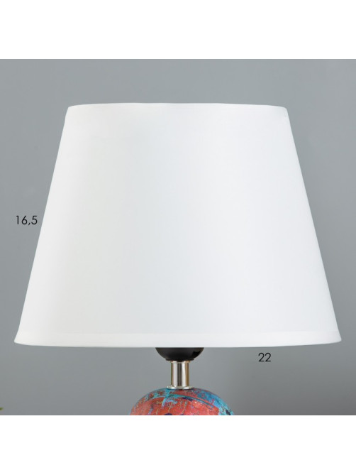 Настольная лампа «Косетт» Е27 40 Вт синий-фиолетовый 22.5×22.5×32.5 см RISALUX
