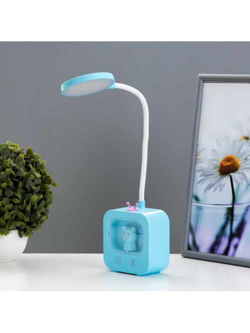 Настольная лампа «Мишка» LED 5 Вт USB АКБ МИКС 5×10×43 см RISALUX