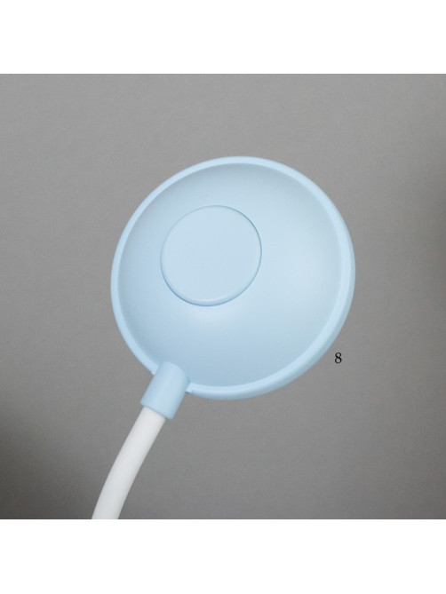 Лампа настольная «Ботинок лось» LED 3 режима 3 Вт USB органайзер синий 8×11×31 см RISALUX