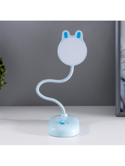 Лампа настольная «Мими» LED 3 Вт диммер USB голубой 8×12.5×32 см RISALUX