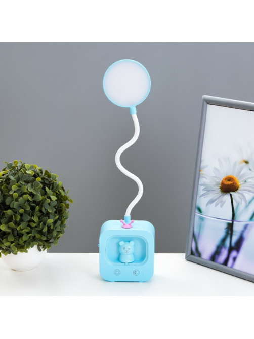Настольная лампа «Мишка» LED 5 Вт USB АКБ МИКС 5×10×43 см RISALUX