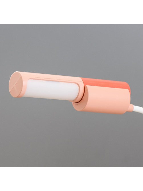 Настольная лампа «Лансер» LED 3.5 Вт USB АКБ красно-розовый 11×15×45 см RISALUX