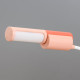 Настольная лампа «Лансер» LED 3.5 Вт USB АКБ красно-розовый 11×15×45 см RISALUX