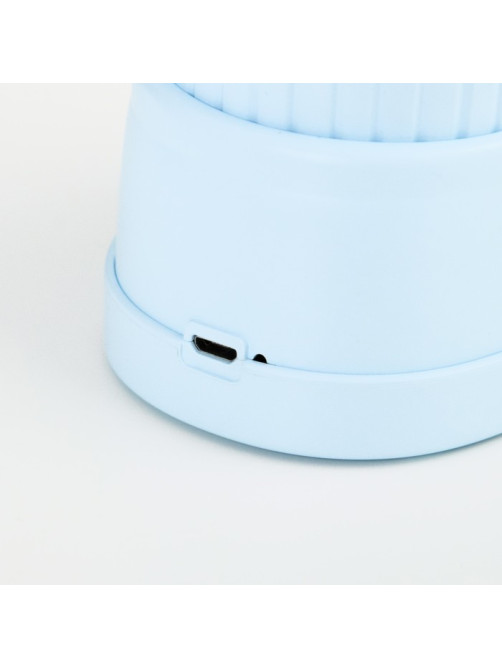 Лампа настольная «Ботинок лось» LED 3 режима 3 Вт USB органайзер синий 8×11×31 см RISALUX