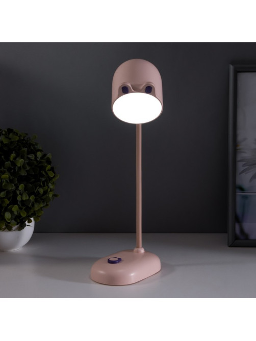 Лампа настольная «Мими» LED 3 Вт диммер USB розовый 8×12.5×32 см RISALUX