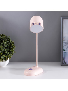 Лампа настольная «Мими» LED 3 Вт диммер USB розовый 8×12.5×32 см RISALUX