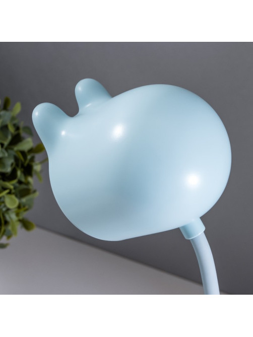 Лампа настольная «Мими» LED 3 Вт диммер USB голубой 8×12.5×32 см RISALUX