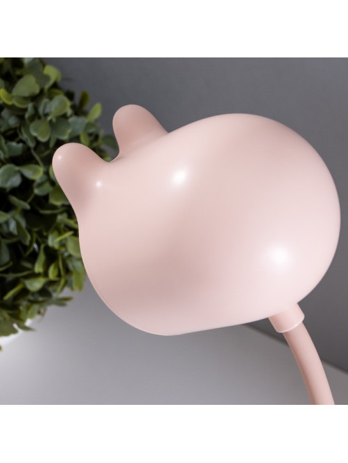 Лампа настольная «Мими» LED 3 Вт диммер USB розовый 8×12.5×32 см RISALUX