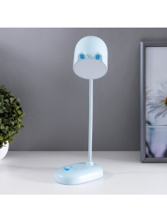 Лампа настольная «Мими» LED 3 Вт диммер USB голубой 8×12.5×32 см RISALUX