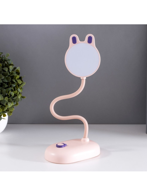 Лампа настольная «Мими» LED 3 Вт диммер USB розовый 8×12.5×32 см RISALUX