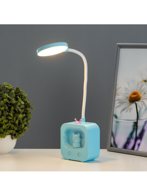 Настольная лампа «Мишка» LED 5 Вт USB АКБ МИКС 5×10×43 см RISALUX