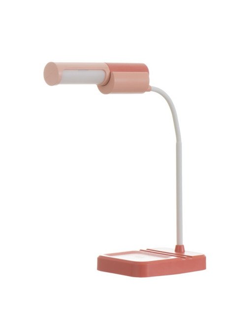 Настольная лампа «Лансер» LED 3.5 Вт USB АКБ красно-розовый 11×15×45 см RISALUX