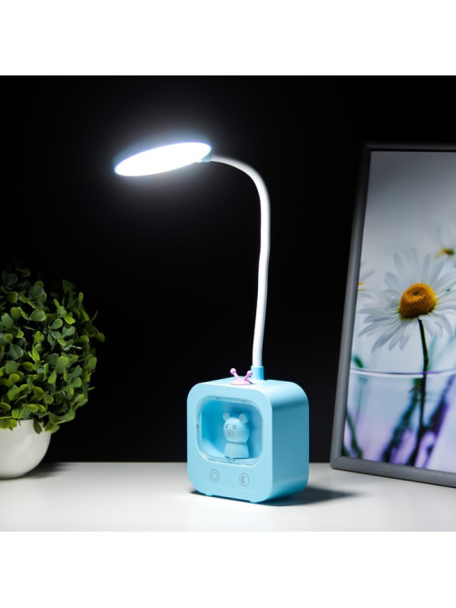 Настольная лампа «Мишка» LED 5 Вт USB АКБ МИКС 5×10×43 см RISALUX