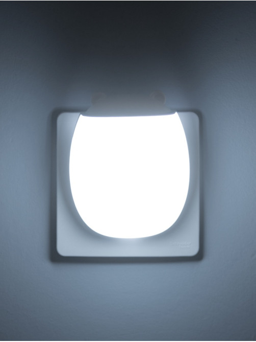 Ночник «Ушки» LED 1 Вт белый 7×5×8 см RISALUX