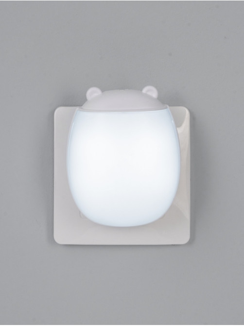 Ночник «Ушки» LED 1 Вт белый 7×5×8 см RISALUX
