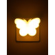Ночник RISALUX «Бабочка», LED, 1 Вт, жёлтый, 9×6×6 см