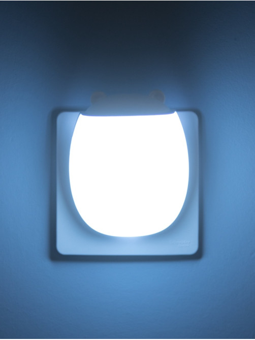 Ночник «Ушки» LED 1 Вт бело-голубой 7×5×8 см RISALUX