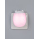 Ночник «Ушки» LED 1 Вт бело-розовый 7×5×8 см RISALUX