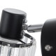 Бра BayerLux 59386/1, E14, 1×40 Вт, 19×11×12 см, чёрное
