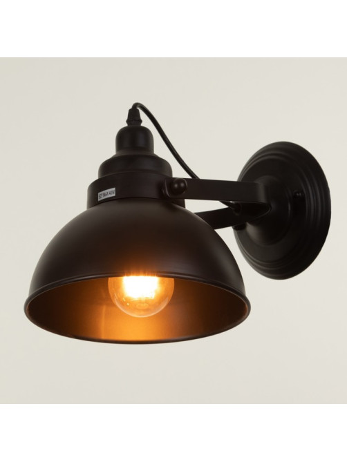 Бра «Вента» 1×40 Вт Е27 20×31×21.5 см чёрный