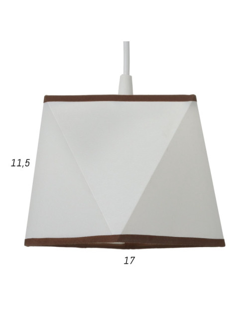 Светильник подвесной BayerLux 2447/1 E27 40 Вт, белый, 12×12×12-112 см