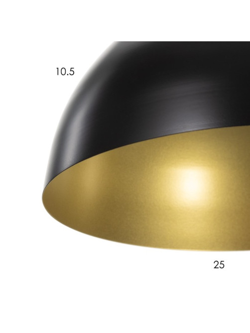 Люстра BayerLux «1342513/1WT», 1хE27 40W, черный/бронза