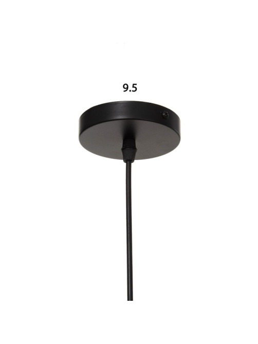 Светильник 1250/1BK E27 40 Вт черный 30×30×24-124 см
