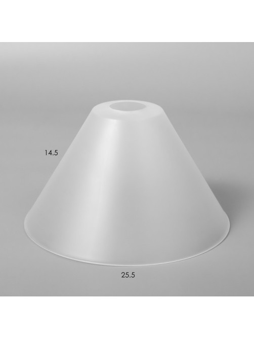 Плафон «Конус» Е27, прозрачный, 25×25×15 см