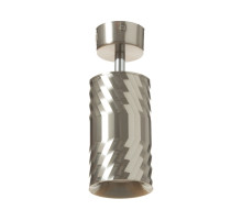 Спот «Алисер» GU10 серебро 7.5×7.5×20 см