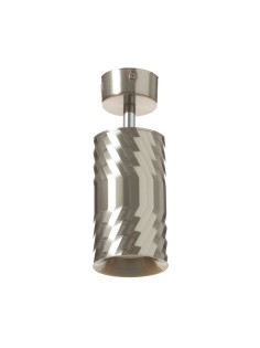 Спот «Алисер» GU10 серебро 7.5×7.5×20 см