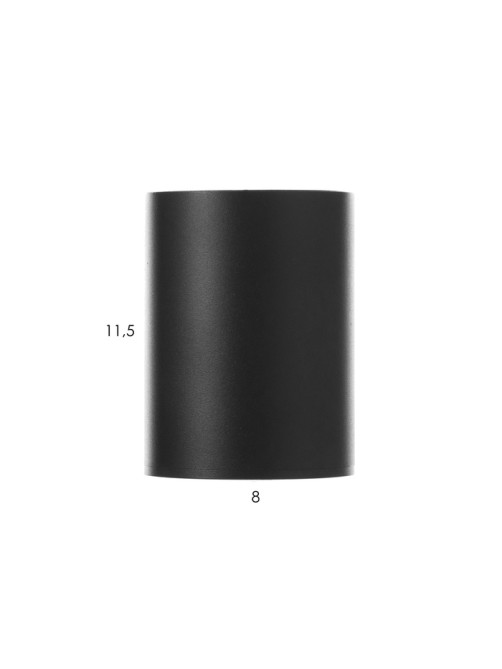 Светильник «Балло» GU10 черно-золотой 8.5×8.5×10 см