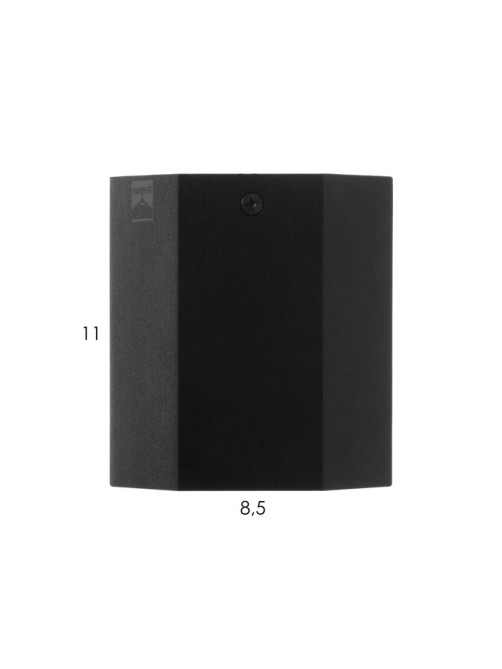 Светильник «Арти» GU10 черный 10×10×11.5 см